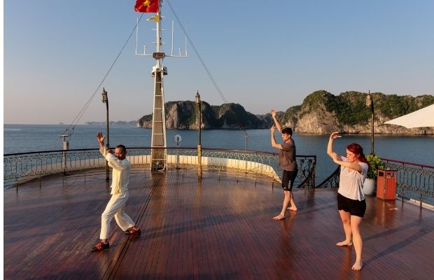 Doing Taichi on Indochina Sails